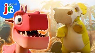 Prehistoric Playdate with T-Rex and Triceratops  Bad Dinosaurs  Netflix Jr