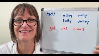 Live Q & A for Fluent Speaking in American English How to Pronounce Alley Valley Gal Pal
