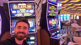 LAST MINUTE HANDPAY JACKPOT Playing Slots LIVE at Resorts World in Las Vegas