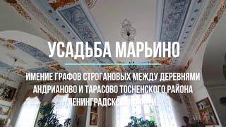 Усадьба Марьино. Усадьба Строгановых-Голицыных. Андрианово. Ленинградская область