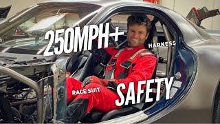 Safety Gear for 250 MPH+ in the 4 Rotor RX-7