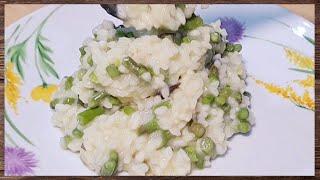 Risotto agli ASPARAGI verdi Cremoso Facile e Gustoso