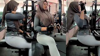 Hijab Style Try On MySport Legging Polos Gym Running Sapndek Jersey