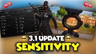 3.1 Update Sensitivity PUBG Mobile Gameloop Emulator 2024   Normal Mouse Zero Recoil 