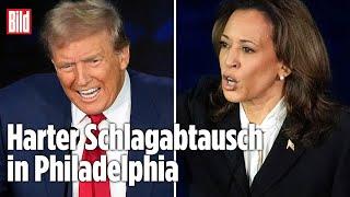 Harris gegen Trump Die Highlights des TV-Duells