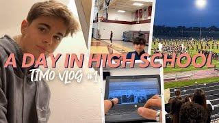 A DAY IN HIGH SCHOOL   Timo Vlog #1  Schüleraustausch USA 202122