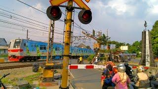 UPDATE... Perlintasan Kereta Api Palang Baru KYOSAN  JPL 28 KEBON PEDES BOGOR