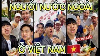 Người Nhật người Pháp người Úc và người Hàn ăn Bánh mì #vietnamkun #will #dunggee #jongrak #banhmi