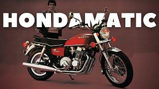 The time Honda made an Automatic Motorcycle in 1976