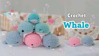 Crochet whale  for absolute beginners NO SEW tutorial #crochet #diy #handmade #amigurumi #tutorial