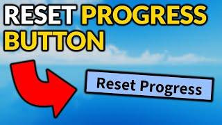 Reset Progress Button - Roblox Scripting Tutorial