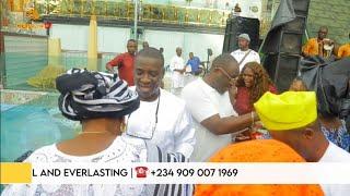 K1 DE ULTIMATE SPLASHED THE CASH AT HIS GRANDSON OLASUNKANMI AYINDES NAMING CEREMONY