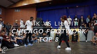 Basik vs Lil Bit  Chicago Footwork Top 8  The Gr818ers #AFA7  #SXSTV