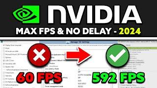 BEST NVIDIA Control Panel Settings For GAMING UPDATED 2024