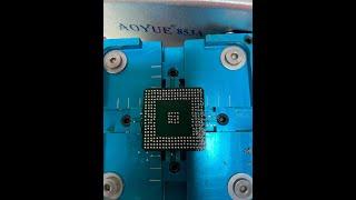 Reballing a BGA processor of an Engine Control Unit EDC16