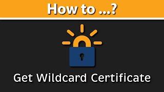 How to Get Letsencrypt WILDCARD Certificate? Renew Certificate  Certbot  DNS Challenge  acme-dns