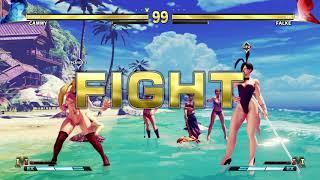 SFV PC Mod  Gothic Falke Bunny VS Cammy Hot Maid MOD