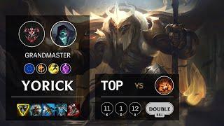 Yorick Top vs Gnar - EUW Grandmaster Patch 11.3