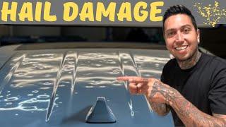 How to remove hail damage  Dent lifter Glue pull Dent tools