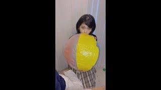 If you inflate the beach ball wwビーチボールに乗ってみたwwfunnyvideos