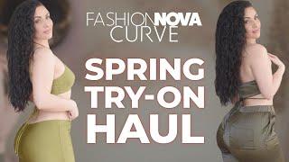 Spring Try-On Haul  Fashion Nova Curve