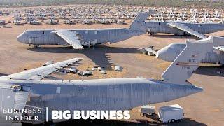 How The Worlds Largest Airplane Boneyard Stores 3100 Aircraft  Big Business