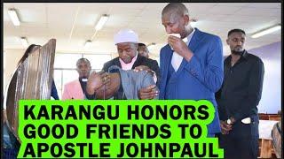 FLAPA WA NYAHURURU HONORED BY KARANGU MURAYA FOR STANDING WITH APOSTLE JOHN PAUL  ALL THROUGH