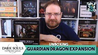Dark Souls Boardgame Guardian Dragon Expansion Unboxing