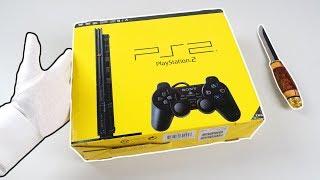 PS2 SLIM UNBOXING Sony PlayStation 2 Console Brand New & Sealed
