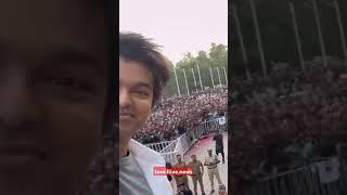 Actor Vijay Selfie Video #shortsfeed #vijay #actorvijay #thalapathy #shorts #shortsviral #video