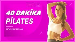 PİLATES  Tüm vücudu sıkılaştıran 40 dakika pilates egzersizi