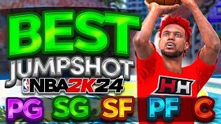 BEST JUMPSHOTS for EVERY 3PT RATING HEIGHT & BUILD on NBA2K24 BEST SHOOTING SETTINGS & TIPS 2K24