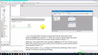 What is a Normally Open Contact with example in SIMATIC Manager Siemens STEP7 