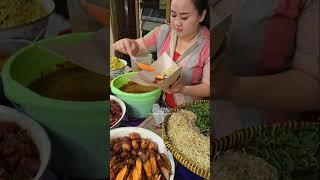 MBAK CANTIK GEMOY JUALAN NASI PECEL LAPINDO ENAK MURAH PANTESAN VIRAL