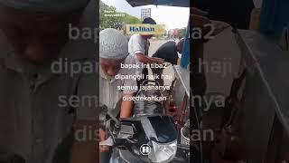 BIKIN HARU Seorang bapak - bapak gratiskan dagangan usai dapat kabar akan berangkat Haji