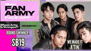 SB19 WINNER SA ROUND 1 NG BILLBOARD FAN ARMY FACE-OFF 2024 TO WE MADE TO ROUND 2KEEP ON VOTING