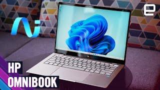 HP Omnibook X first look New name new Copilot+ PC features