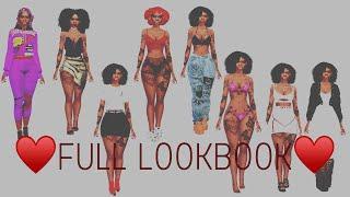 The Sims 4 CAS  FULL 8 CATEGORY LOOKBOOK