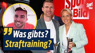 Mertesacker Kramer und Kromp erhalten „TV-Award“  SPORT BILD-Award