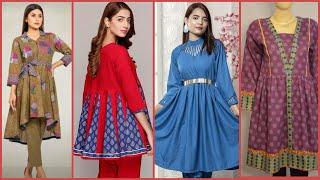 very popular short kurti designsteen age girls peplum tunic shirts designs 2023