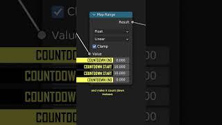 3D Countdown Timer with Geometry Nodes Blender Tutorial