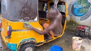 Machala the car wash attendant  Carter Efe