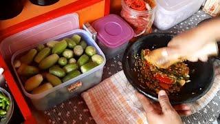 UNIK  TAHU GEJROT PAKAI BELIMBING SAYUR  INDONESIAN STREET FOOD