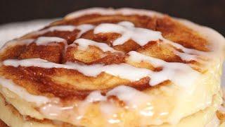 Cinnamon Roll Pancakes  How Tasty Channel