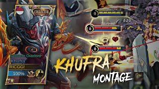 SATISFYING KHUFRA ULTI+FLICKER MONTAGE #52 - Mobile Legends