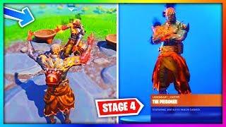 STAGE 4 Prisoner UNLOCKED The Prisoner Skin MAXED Exact Key Location Fortnite