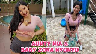 AUNTY NIA & BABY ZORA NYUNYU  DAILY LIFE