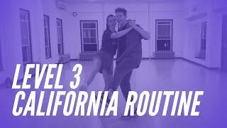 Uptown Swing Level 3 California Routine 952024