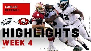 Eagles Defense Quiets 49ers w 5 Sacks & 2 INTs  NFL 2020 Highlights