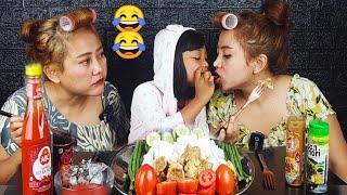 MUKBANG DIMSUM WALIK RASA AYAM uenak bangeet